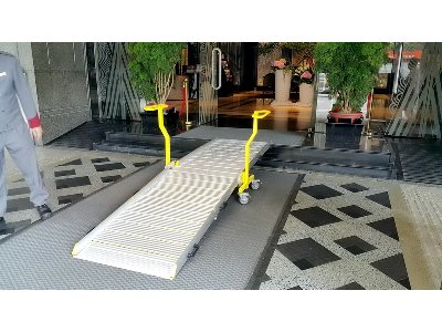 6M移動推車式斜坡板