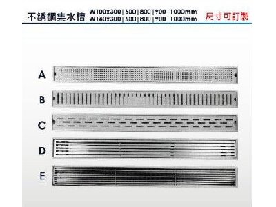 不銹鋼集水槽