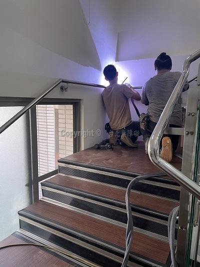 不銹鋼扶手現場工程